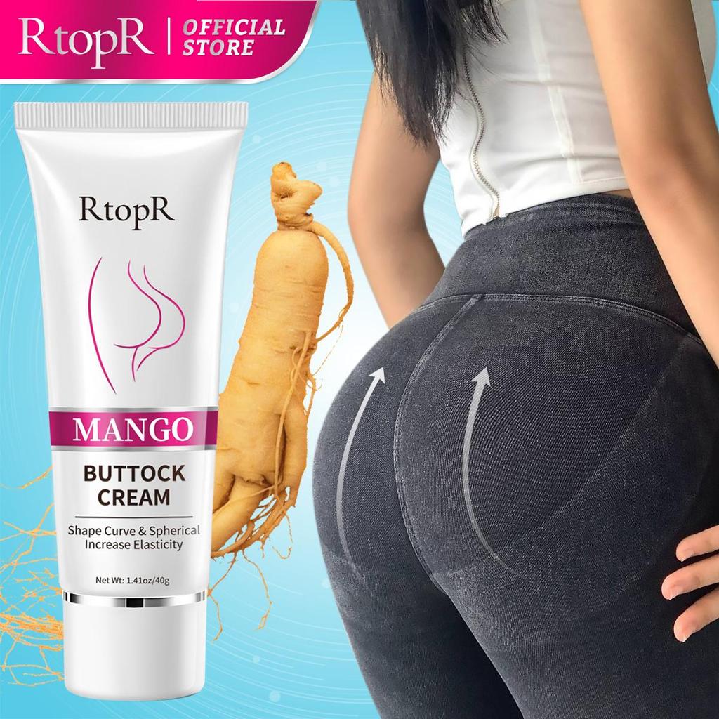 RtopR מנגו סקסי לשיפור הישבן קרם טיפוח עור הגוף קרם מיצוק ירך הלבנת לחות טיפול אנטי אייג'ינג בישבן