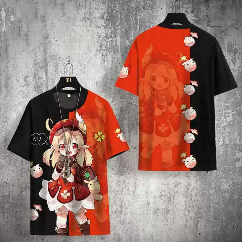 3D Printed T Shirts Men/Women Anime Tee Casual Harajuku O-Neck Short Sleeve Top Clothing