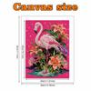 DIY Flamingo Pearl Art Painting for Home Wall Decor Pearl Gem Paintings Picture Arts Craft  for Adults/Beginners Gift Idea Home Decor Without Frame