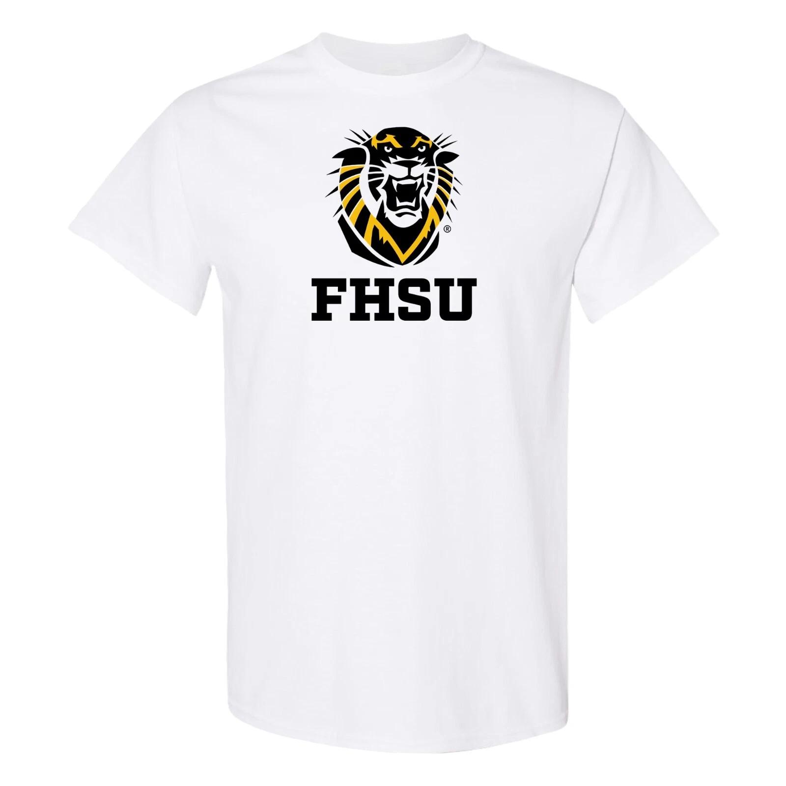 Fort State Hays Tigers Primary Logo T-Shirt - White XL