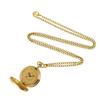 Nostalgic Large Pocket Watch with Roman Numerals, Yellow Face, and Gold Inscription "To My Son". Model 8809.