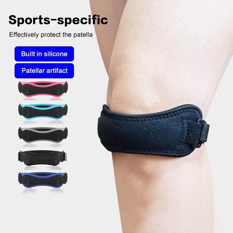 Patellar Support Adjustable Knee Strap for Pain Relief and Stability During Sports and Exercise