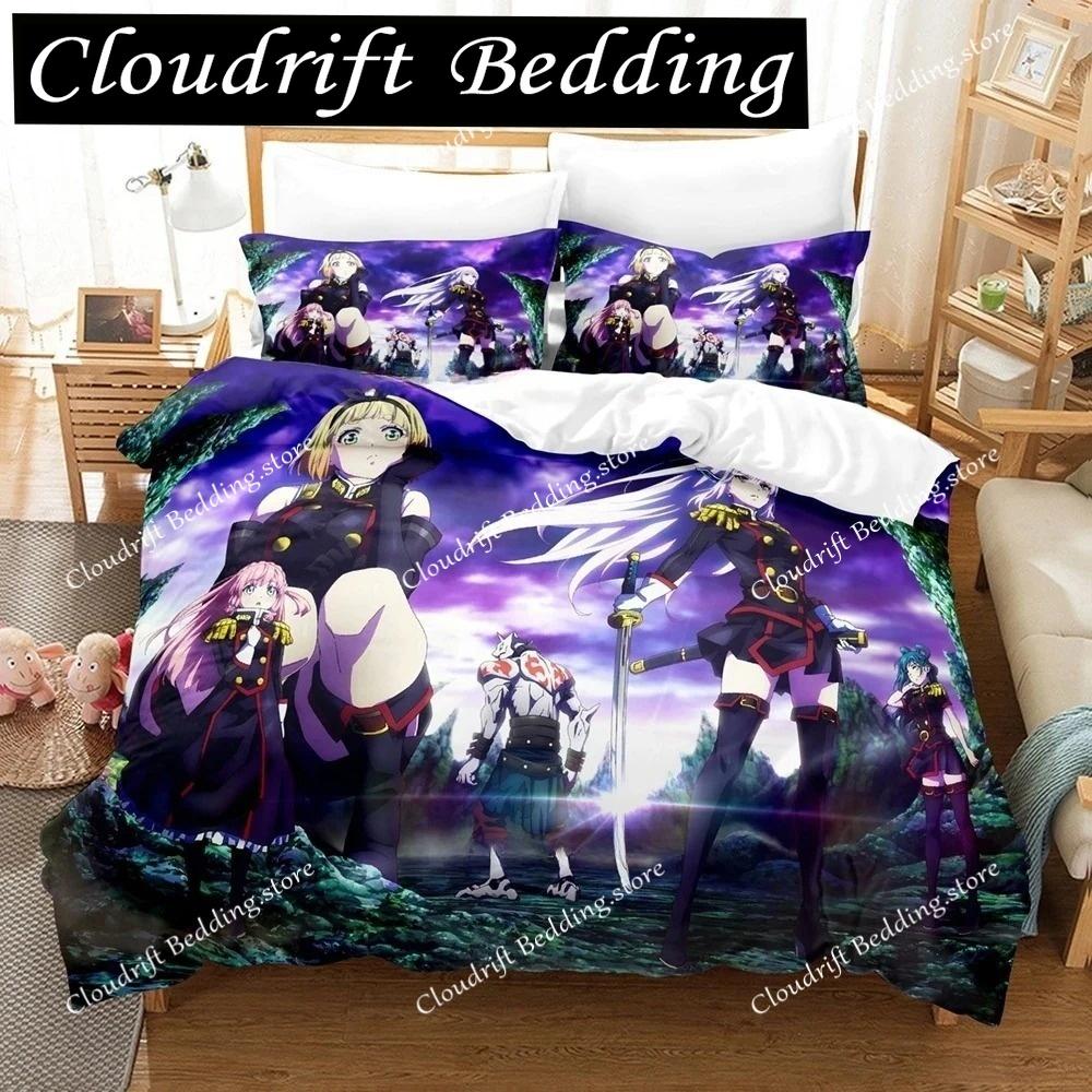3D Anime Chained Soldier Bedding Set Single Twin Full Queen King Size Bed Set Adult Boy Bedroom Duvet Cover Sets Home Textiles
