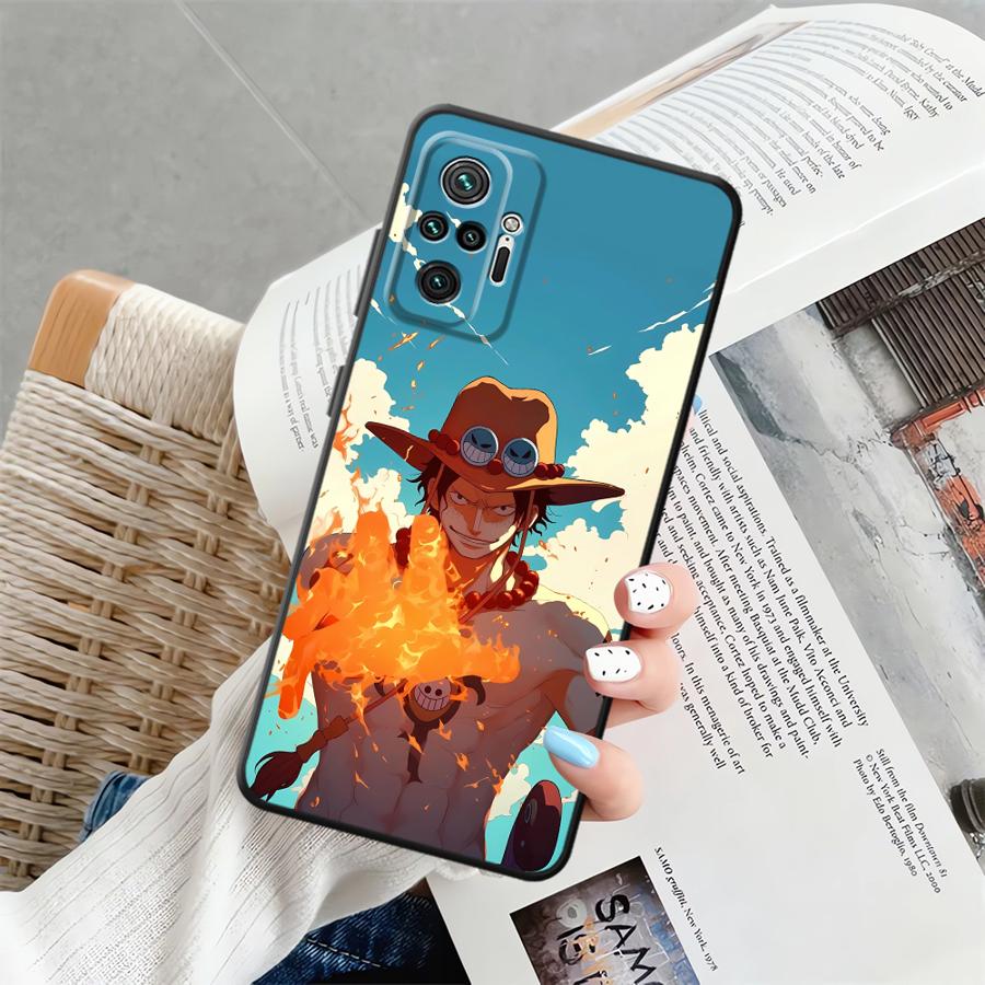 Case for Xiaomi Redmi Note 10 9 8 Pro 12S 11 13 12 Pro Plus 10S 9s 11S Funda Phone Cover Ones Pieces Luffy