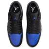 Air Jordan 1 Low Black Royal Toe Unisex Sneakers White Game-Royal 553558-042