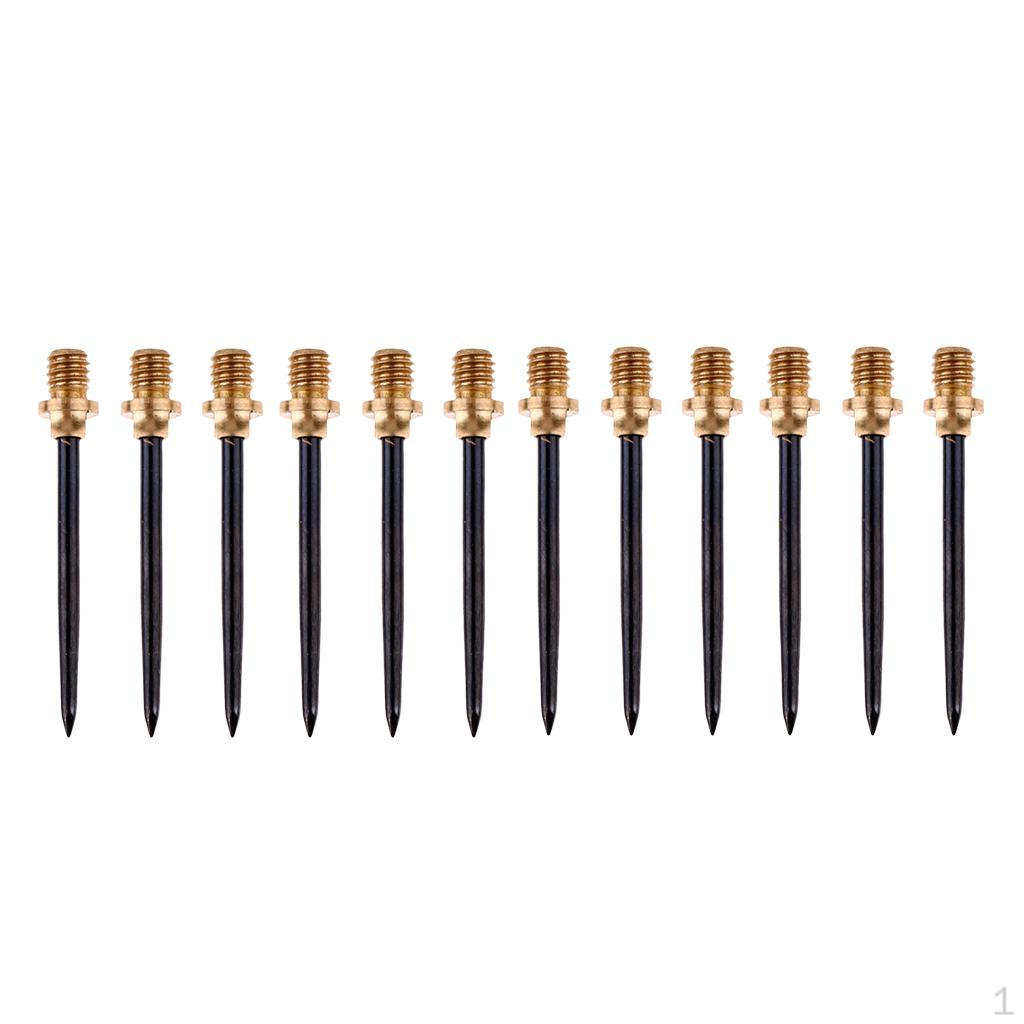 2 Pieces Harrows Darts Steel Tips Conversion Dart Tip Points 2BA Black