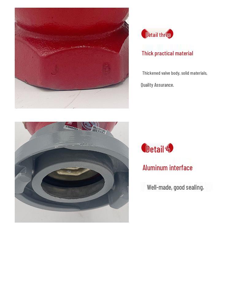 Indoor Fire Hydrant Valve SN65 Firefighting Accessory