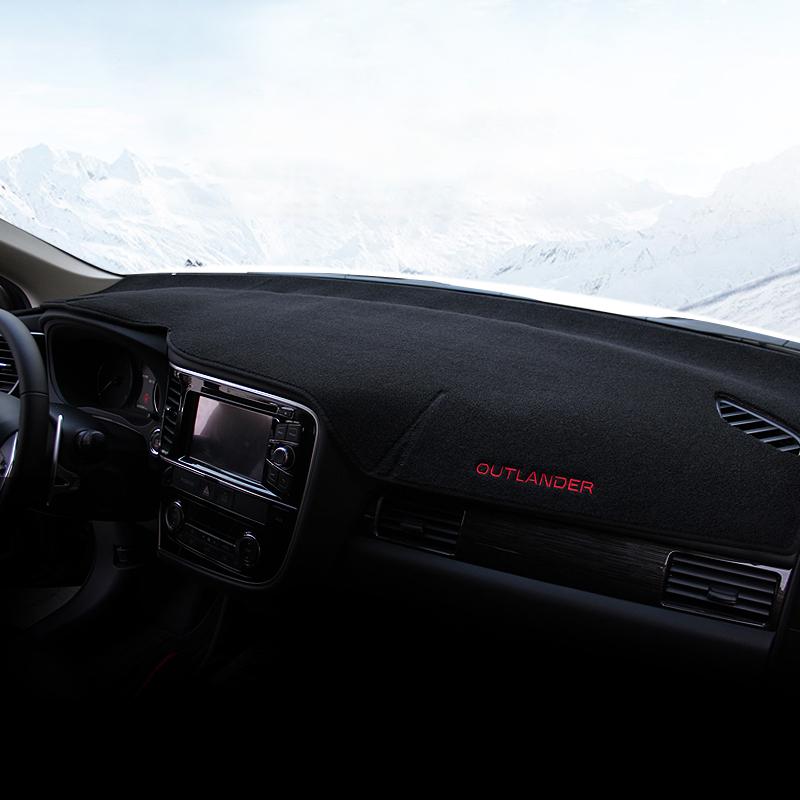 Prístrojová doska auta Vyhnite sa svetelnej podložke Prístrojová plošina Kryt stola Koberce pre Mitsubishi Outlander 3 2013-2018 2019 2020 2021