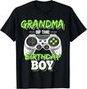 Grandma of the Birthday Boy Matching Video Game Birthday Gift Unisex T-Shirt
