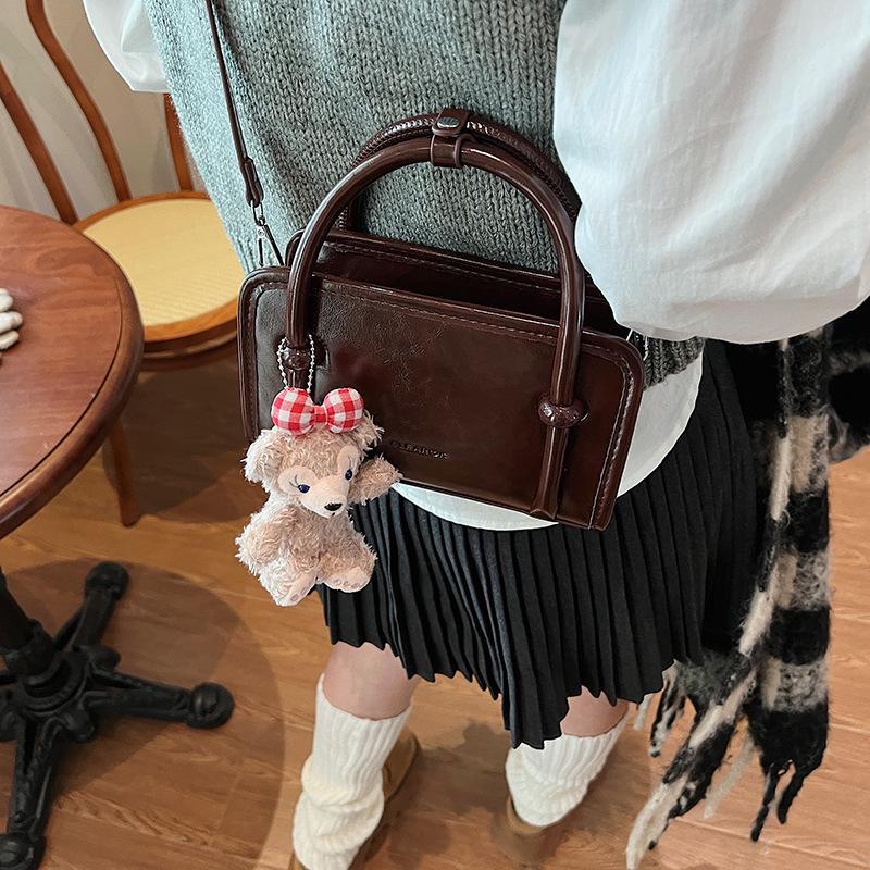 2024 Boston Contrast Color Handbag: Versatile, Fashionable Pillow Shoulder & Crossbody Bag for Women