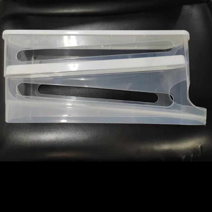 Двухслойный контейнер для хранения яиц на колесиках с автоматическим пополнением для холодильника 980₽