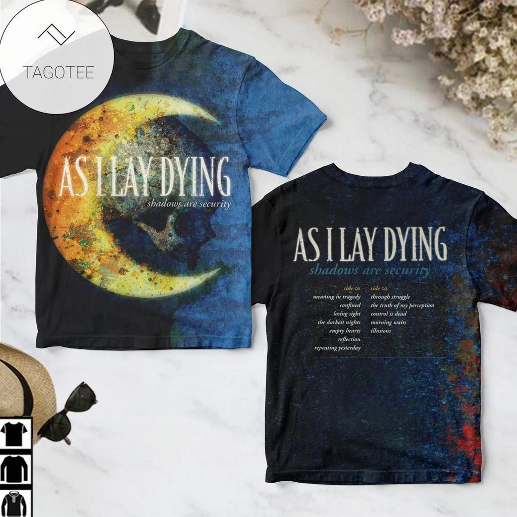 As I Lay Dying Metalcoreová Kapela Album Oboustranné Turné Tričko 3D MC1694