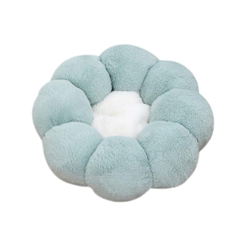 Blumenform Hundenest Klein Mittel Hundenest Kissen Welpe Katze Matte Weich Warm Haustier Hunde Katzen Schlafnest Kissen Universelle Haustierbedarf