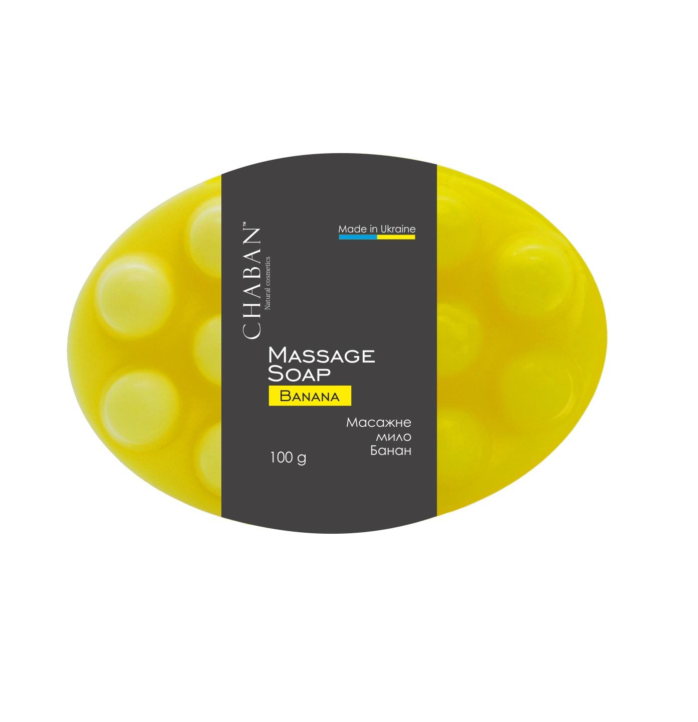 

Антицелюлітне масажне мило Банан Chaban 100 г