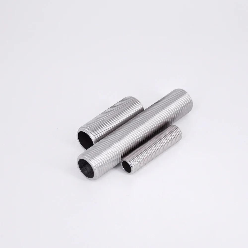 G1/8-2" BSPP-Außengewinde 20-150mm Edelstahl SS304 Vollgewinde-Nippel Durchgangsverschraubung Fassrohrverschraubung Wassertank
