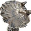 Pedestal Bird Bath Copper Resin Birdbaths Weather Resistant Floral Accents