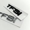 3d ABS Black TFSI Logo TDI Letters Car Trunk Emblem Badge For Hot A3 A4 A5 A6 A7 A8 Q2 Q3 Q5 Q7 Q8 TFSI TDI Sticker Accessories