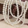 Fashion Pearl Chain Bag Strap Handbag Shoulder Strap DIY Cross Body Pearl Chain Handle Replacement Necklaces for Women Gift
