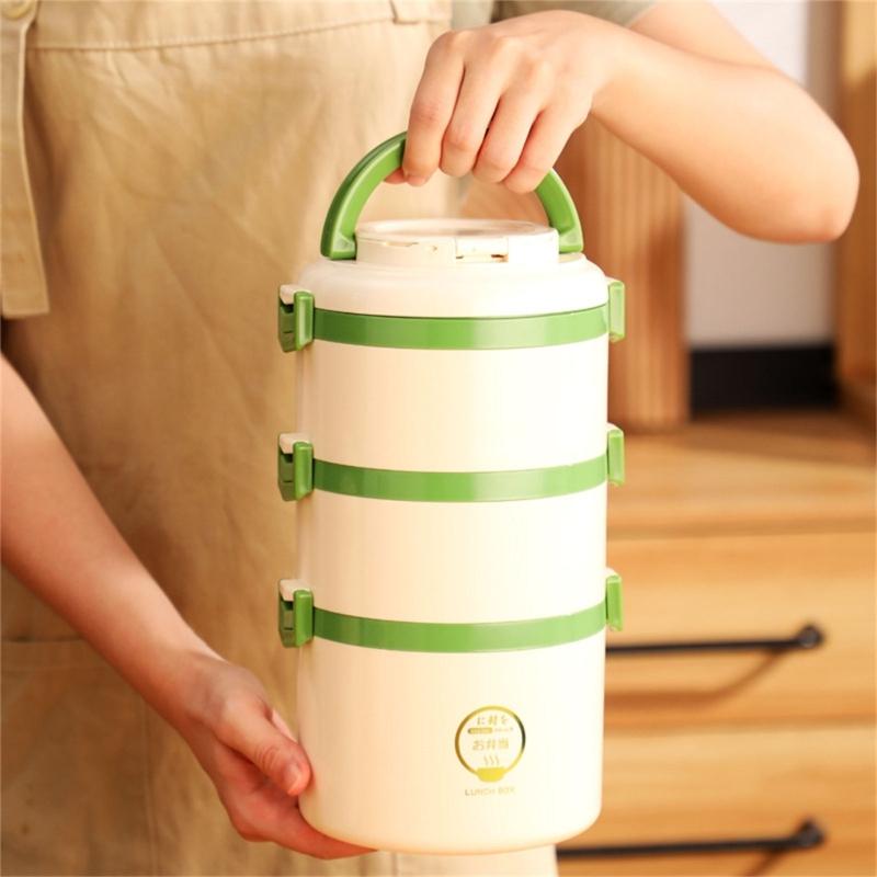 User Friendly 304 Nonrust Steel Food Container Durable Leak Proof Lunch Box For Adults Kids School Office Travel