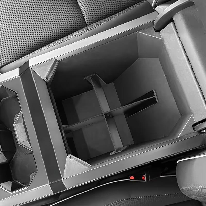 For Tesla Cybertruck 2025 Center Console Armrest Box Divider Organizer Partition Plates Storage Holder Container Car Accessories