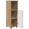 Bathroom Cabinet with Storage Artisan Oak Finish 30 X 35 X 95 Cm