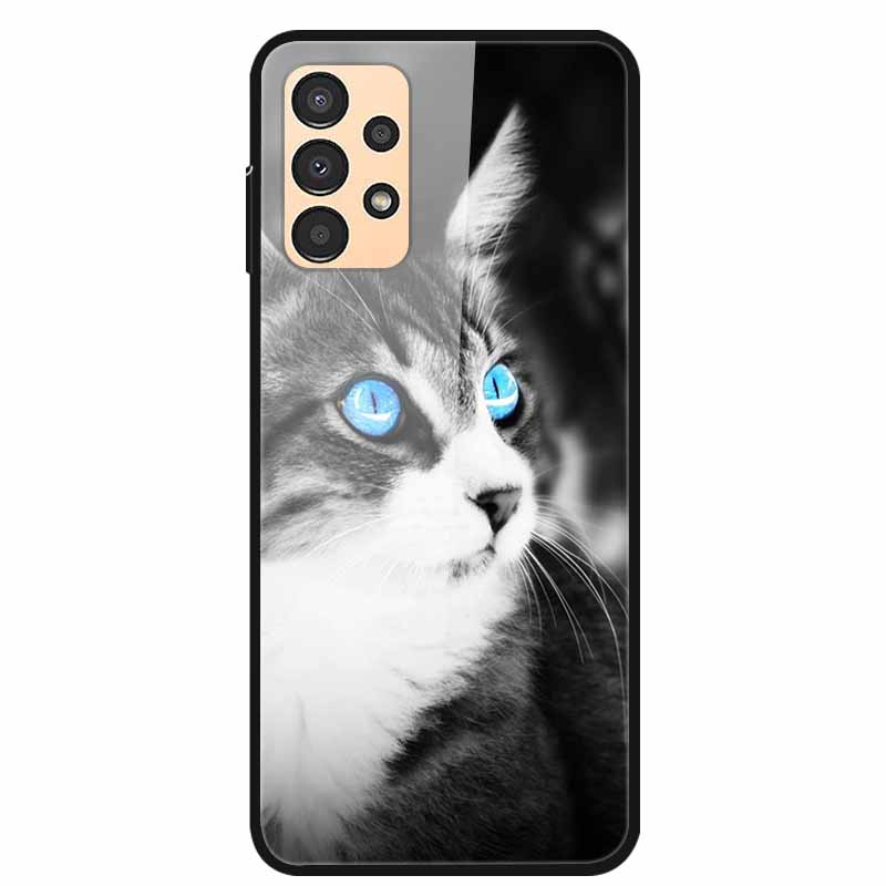Funda para Samsung A53 5G 2022 Mármol Vidrio Templado Tapa Dura para Fundas de Teléfono Samsung Galaxy A33 A73 5G Protección Fundas