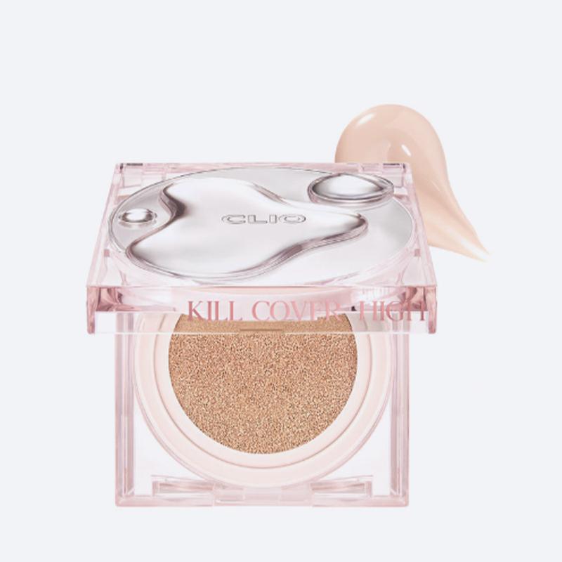 

CLIO Kill Cover High Glow Cushion Foundation Set [Main + Refill] SPF50+ PA+++ (14g x 2) 02 LINGERIE