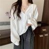 Women's Trendy 2025 Spring Loose Hooded Cardigan Sweatshirt