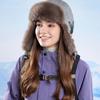 Removable Mask Riding Plush Hat Windproof Lei Feng Hat Simple Warm Ski Hat  Hiking