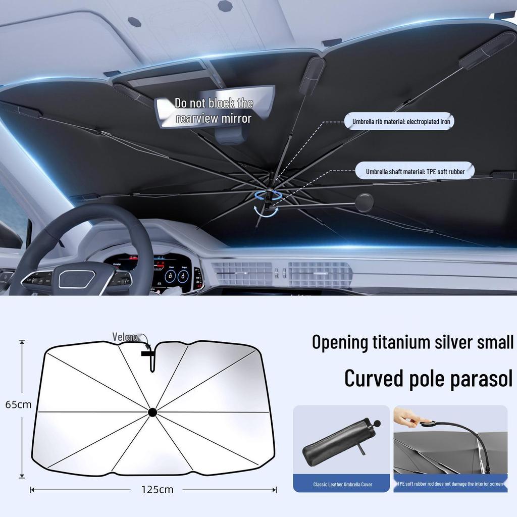 Car Windshield Sunshade - Heat Protection & Insulation