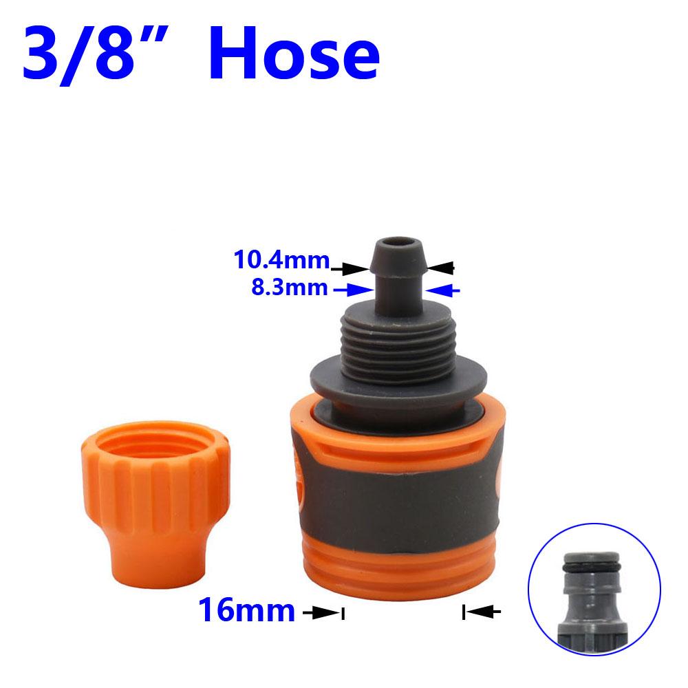 Garden Hose Fittings 1/2 3/4 1 Inch Quick Connector Water Waterstop Connector Car Wash Water Gun Adapter 1pcs