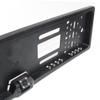 European License Plate Frame with 16 LED Lights and HD Rearview Camera