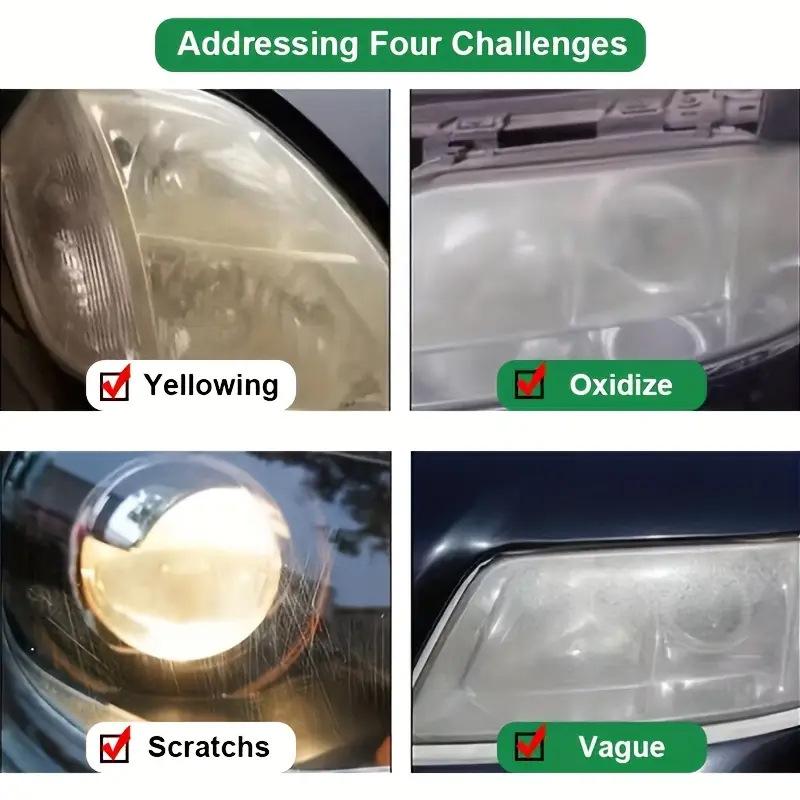 Headlight Restoration Fluid Automotive Headlight Oxidation Yellowing Scratches Blurring Enhancement