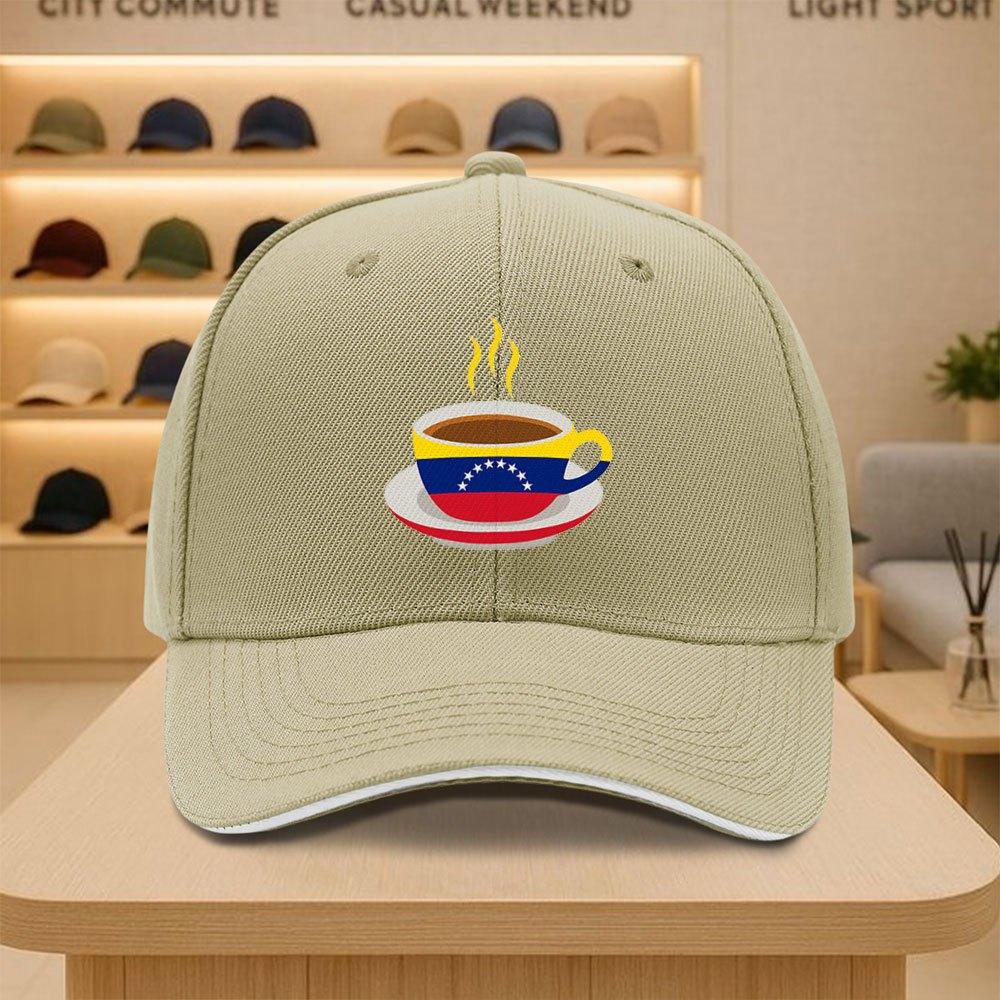 Venezuelan Coffee Cup Baseball Cap Polyester Outdoor Casual Sports Adjustable Hat