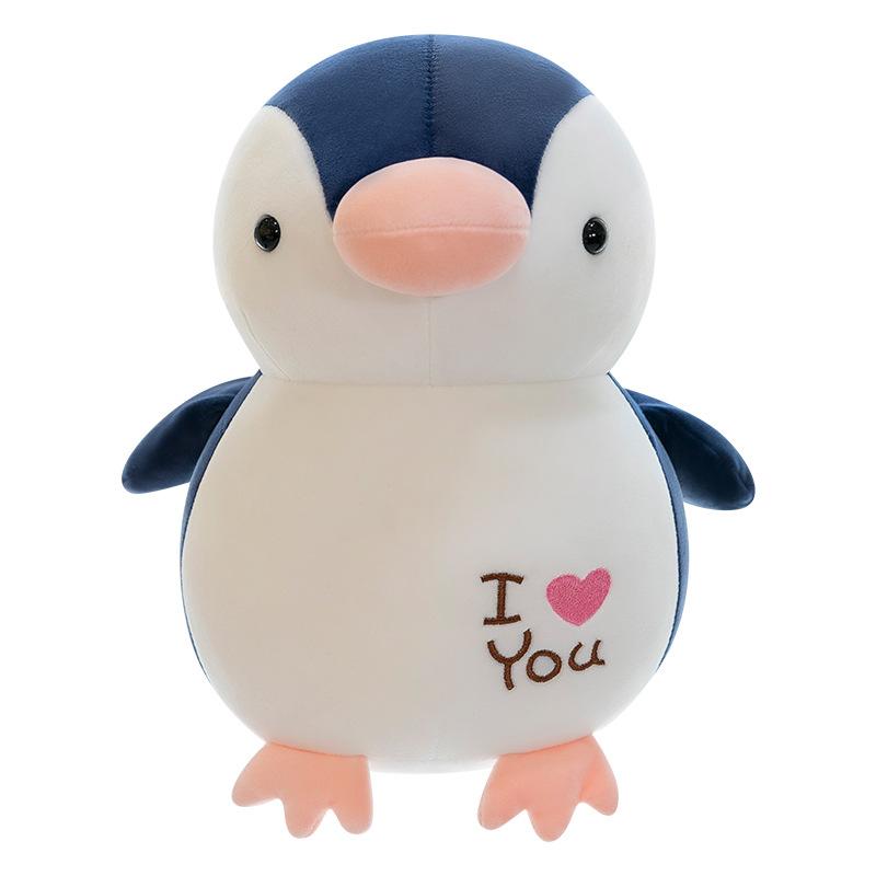 Jucărie de pluș pinguin populară, drăguță, super moale, din bumbac pufos, păpușă pinguin, cadou acvariu