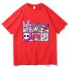 New 2026 Amazing Digital Circus Print T-shirt Boys and Girls Casual High-quality Choice Cotton Short-sleeved T-shirt