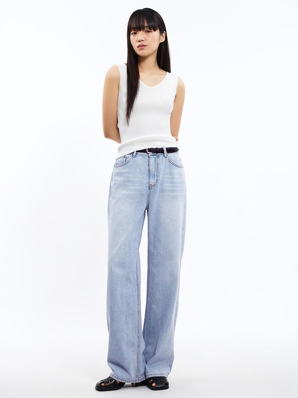 Sistina Slim Two-Way Sleeveless Knit_Askpoo21510 Aqua/77