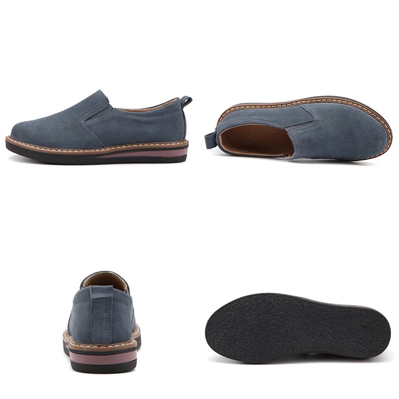 Freizeitschuhe Loafer für Damen, Schlupfschuhe, flache Schuhe, Schnürschuhe, Wildleder-Sneakers, Damen-Wanderschuhe, modisch, Freizeit, atmungsaktiv
