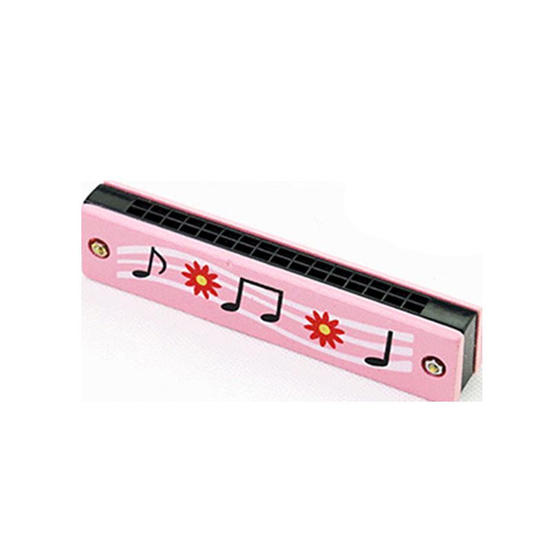 Superior-Grade 16 Premium-Quality Holes Superior-Grade Children Premium-Quality Harmonica First-Class Wooden Superior-Grade Double High-Standard Row