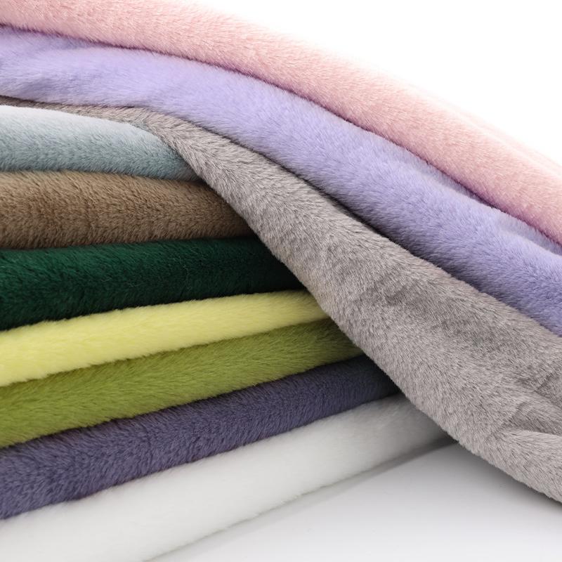 8mm Látka s imitací králičí srsti Měkký krátký plyš Na teplý šátek, Panenku, Hračky z plyše DIY Tkanina na pozadí pro vystavení 50x50cm/1m