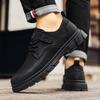 Fashion 2025 Men Casual Shoe Business Leather Shoes for Men Trendy Fashionable Men Shoes Retro Versatile Board Shoes