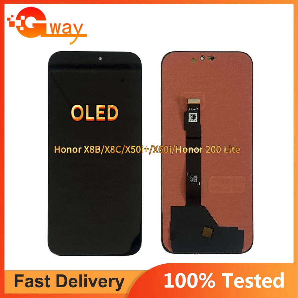 

Полная сборка LCD-экрана и дигитайзера Для Honor X8B X8C X50i+ X60i Honor 200 Lite OLED