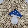 DIY Mushroom Shaped Keychain Hanger Sunglasses Holder Lovely Sunglasses Bag  Bag Ornament
