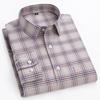 New In Shirt Plus Size 100%cotton Long-sleeve Shirts for Men Slim Fit Formal Plain Shirt Soft Plaid Striped Business Clothes