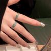 Mint Green High-End Women's Adjustable Knuckle Ring