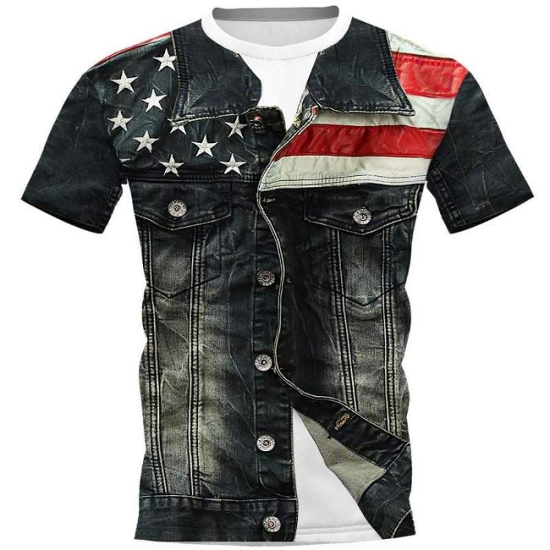 Pánské tričko s krátkým rukávem a kulatým výstřihem, maskáčová uniforma Marine Corps, vysoce kvalitní 3D tisk, zábavná osobnost, street, hip-hop, léto