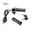 1 Pair 24-48V Universal Electric Handle Bike Twist Throttle With LCD Display Indicator Gas Handle Throttle Lock Key Accessories