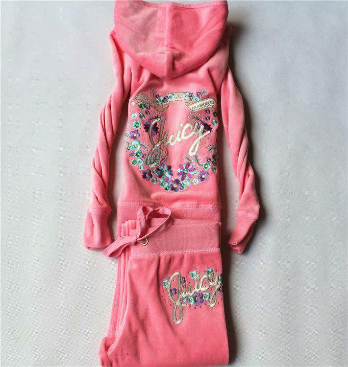 Podzimní Evropský a Americký Dívčí Slim Fit Sametový Set na Jógu - Sportovní Módní Rodinný Outfit