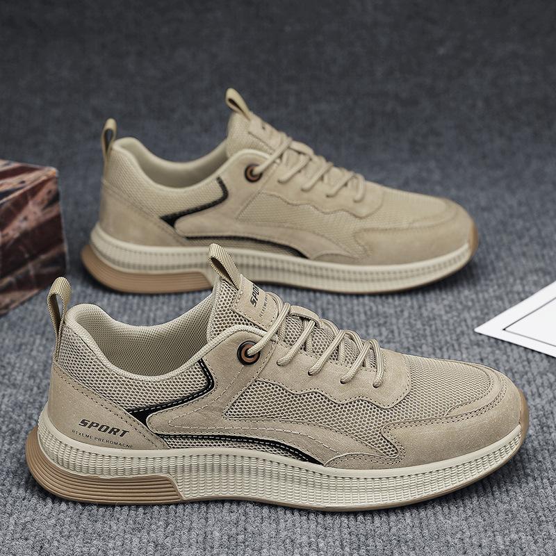 

Men s shoes 2025 new winter breathable casual fashion trendy shoes shock absorption running sports youth trend dad trendy shoes 44