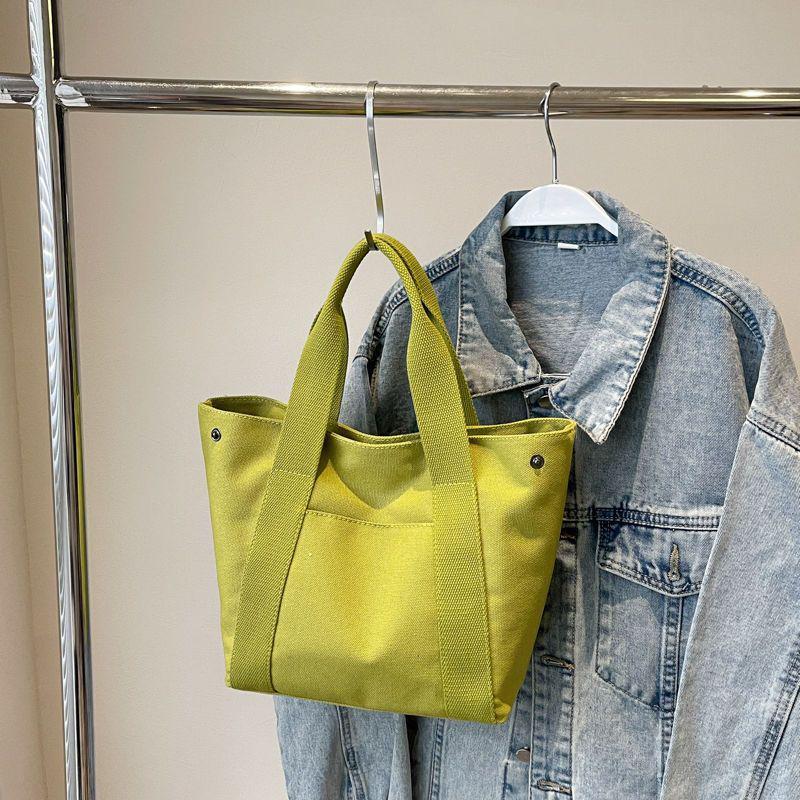 

Женская холщовая сумка-тоут для бенто в японском стиле - Повседневная термосумка, Цельная, Бесплатная доставка зелёный